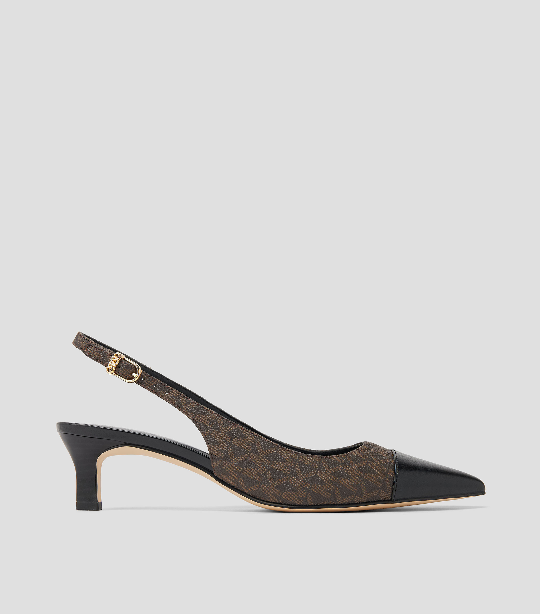 Zapatillas slingback Amara con tacón bajo delgado Mujer